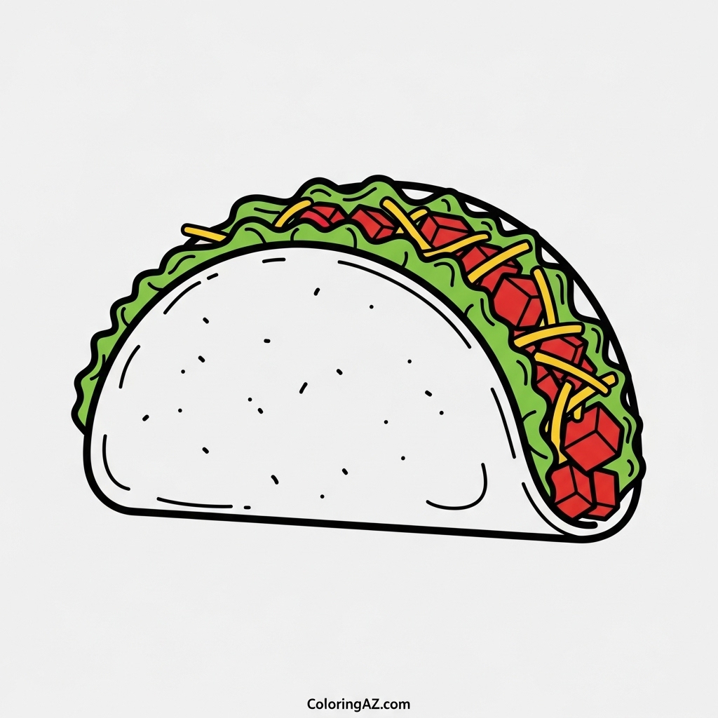 Mariachi band coloring page