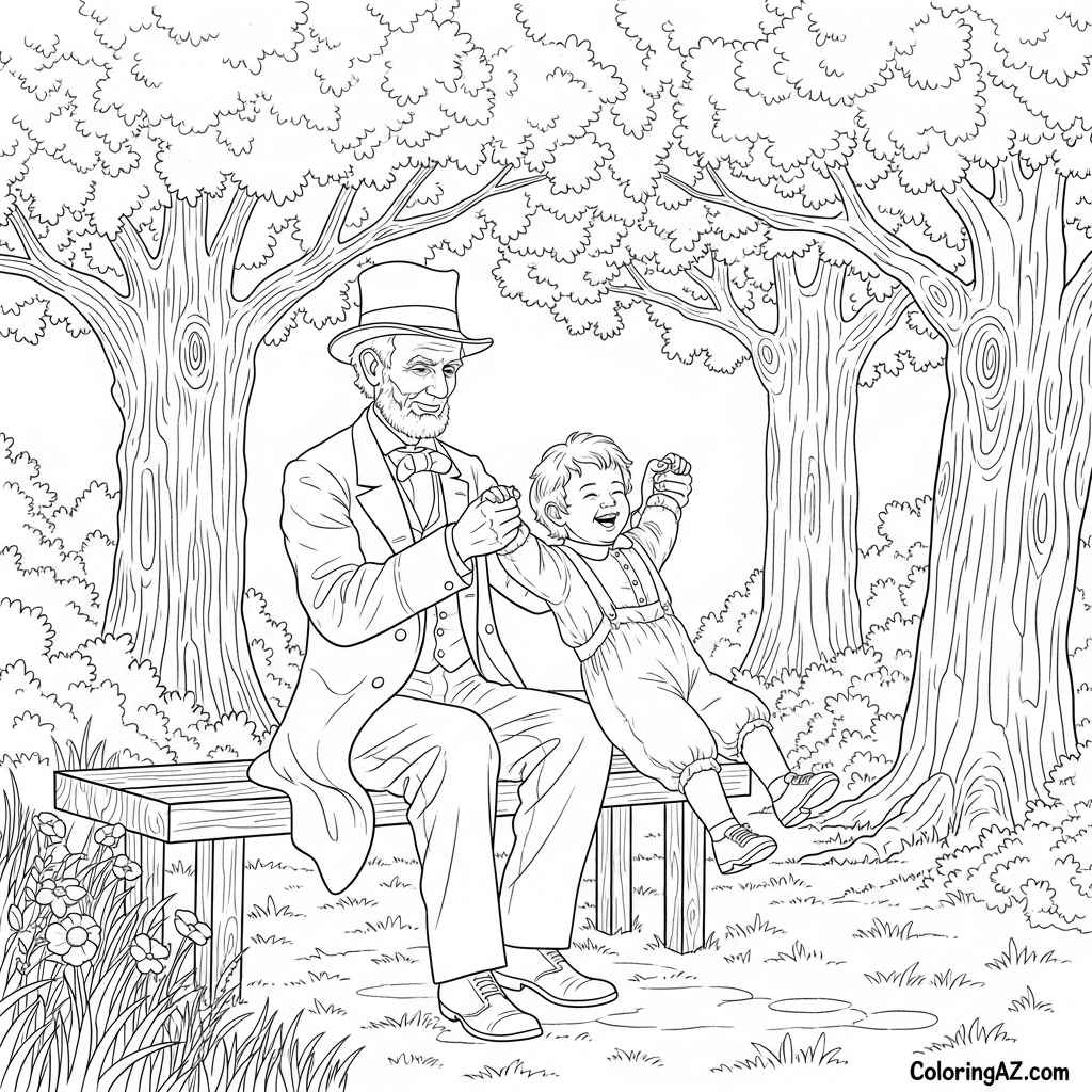 Lincoln reading
