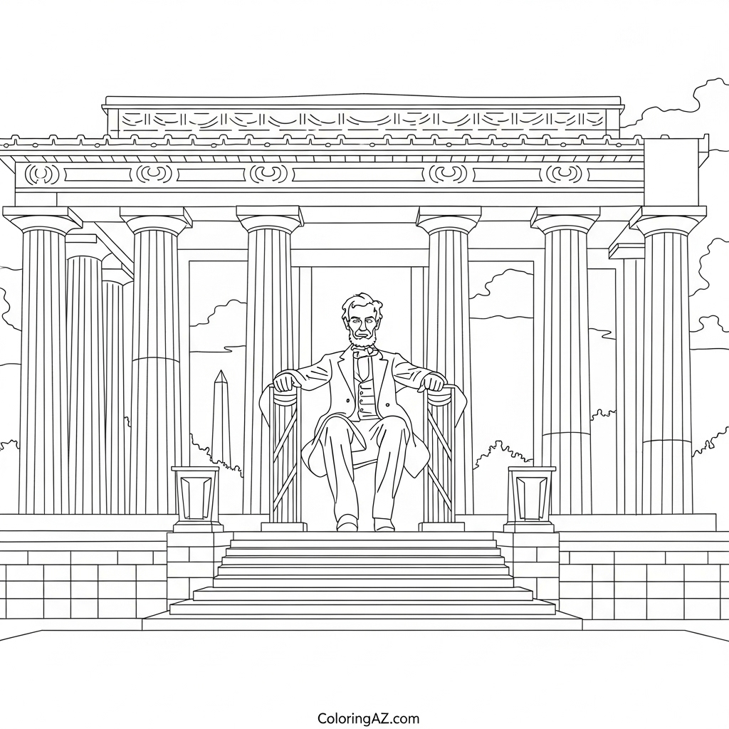 Abraham Lincoln in a top hat