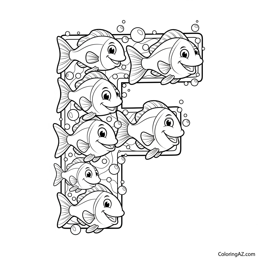 Kid having fun with an alphabet worksheet