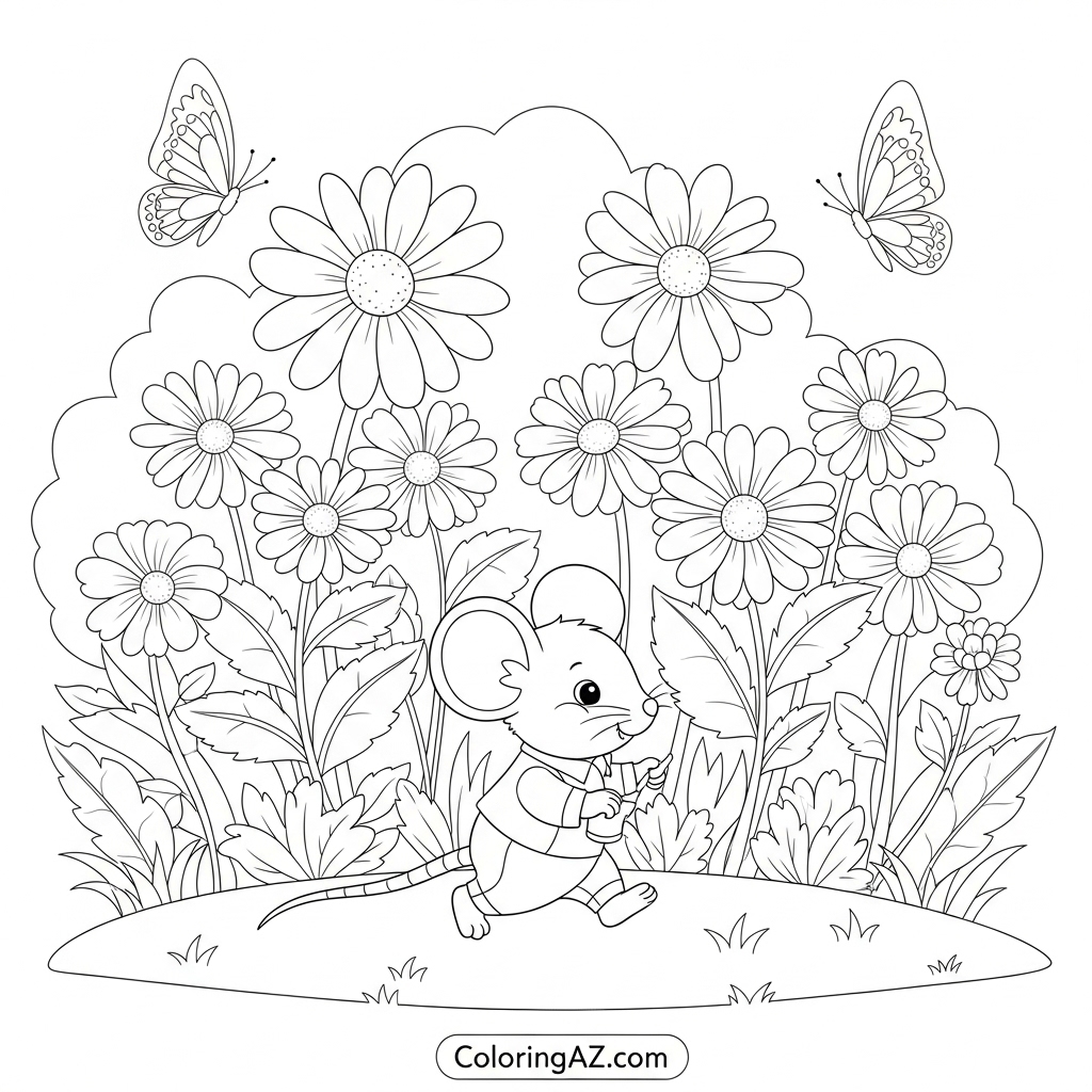 Doll with gardening tools