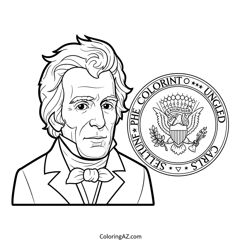 Andrew Jackson in an 1800s setting