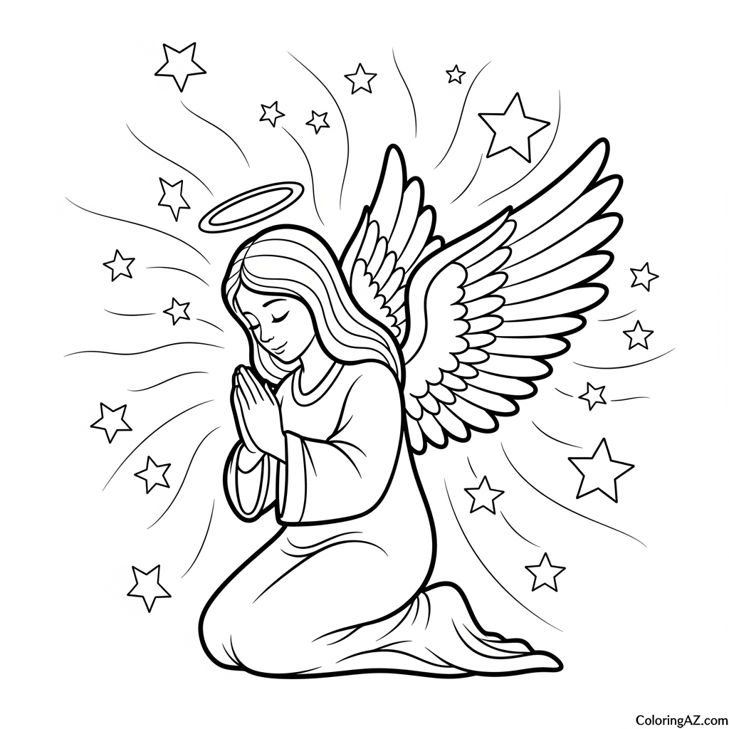 angel with star