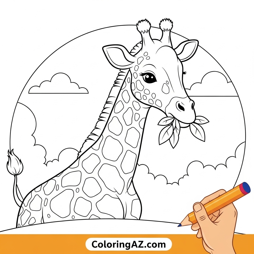Zebra with numbered sections