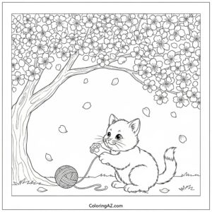 april coloring pages 1