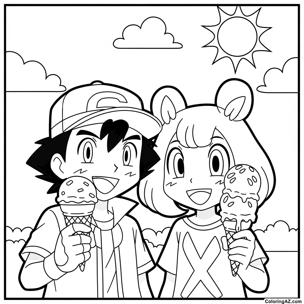 Goh with his Pokémon collection