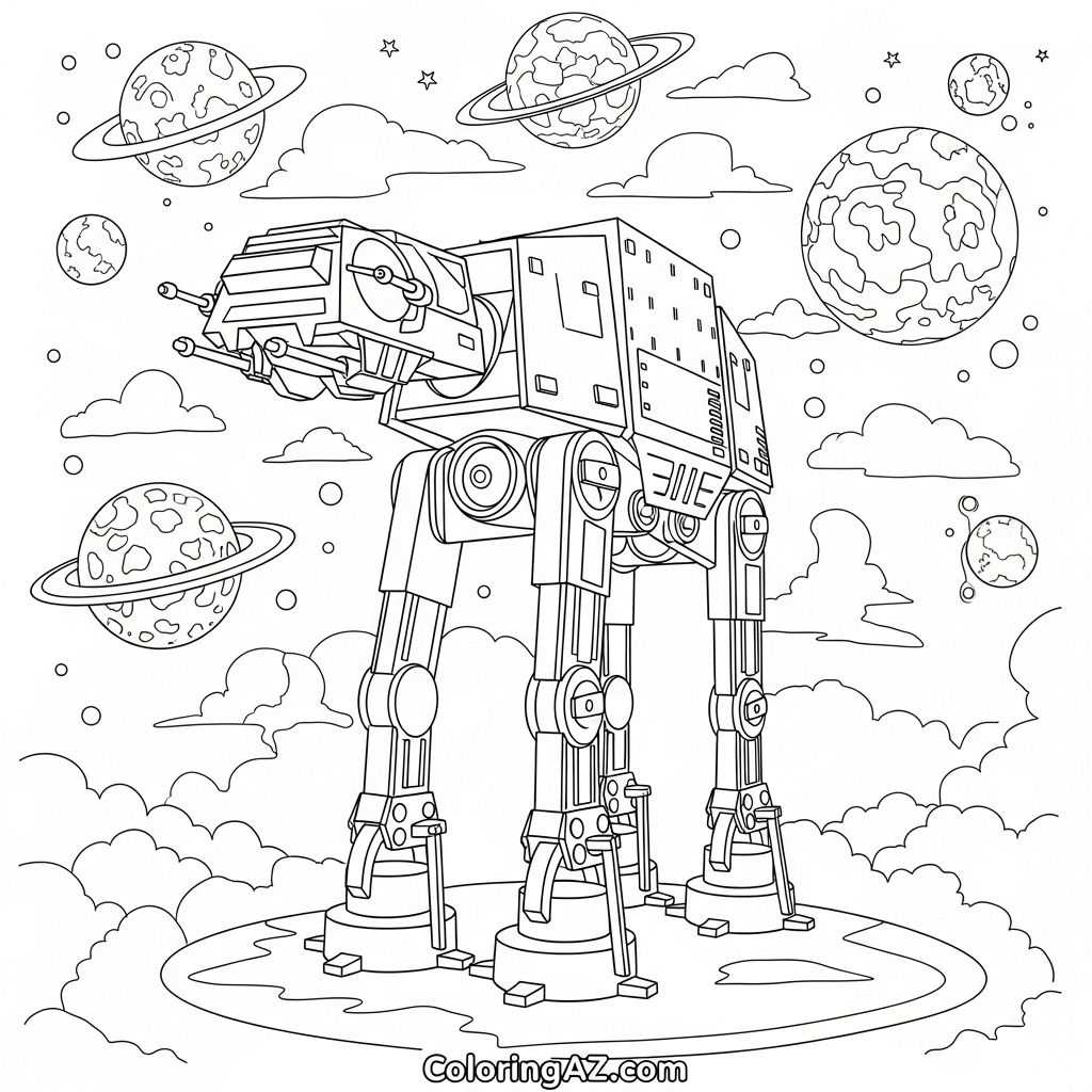 AT-AT with explosion detail