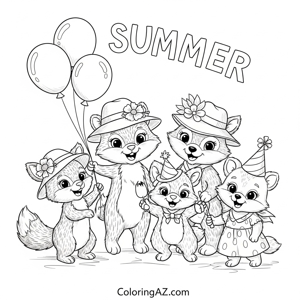 Kite flying coloring page