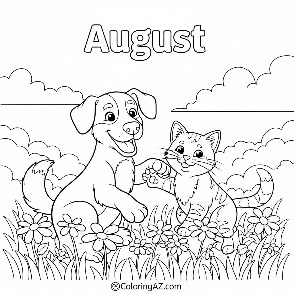 Ocean waves coloring page