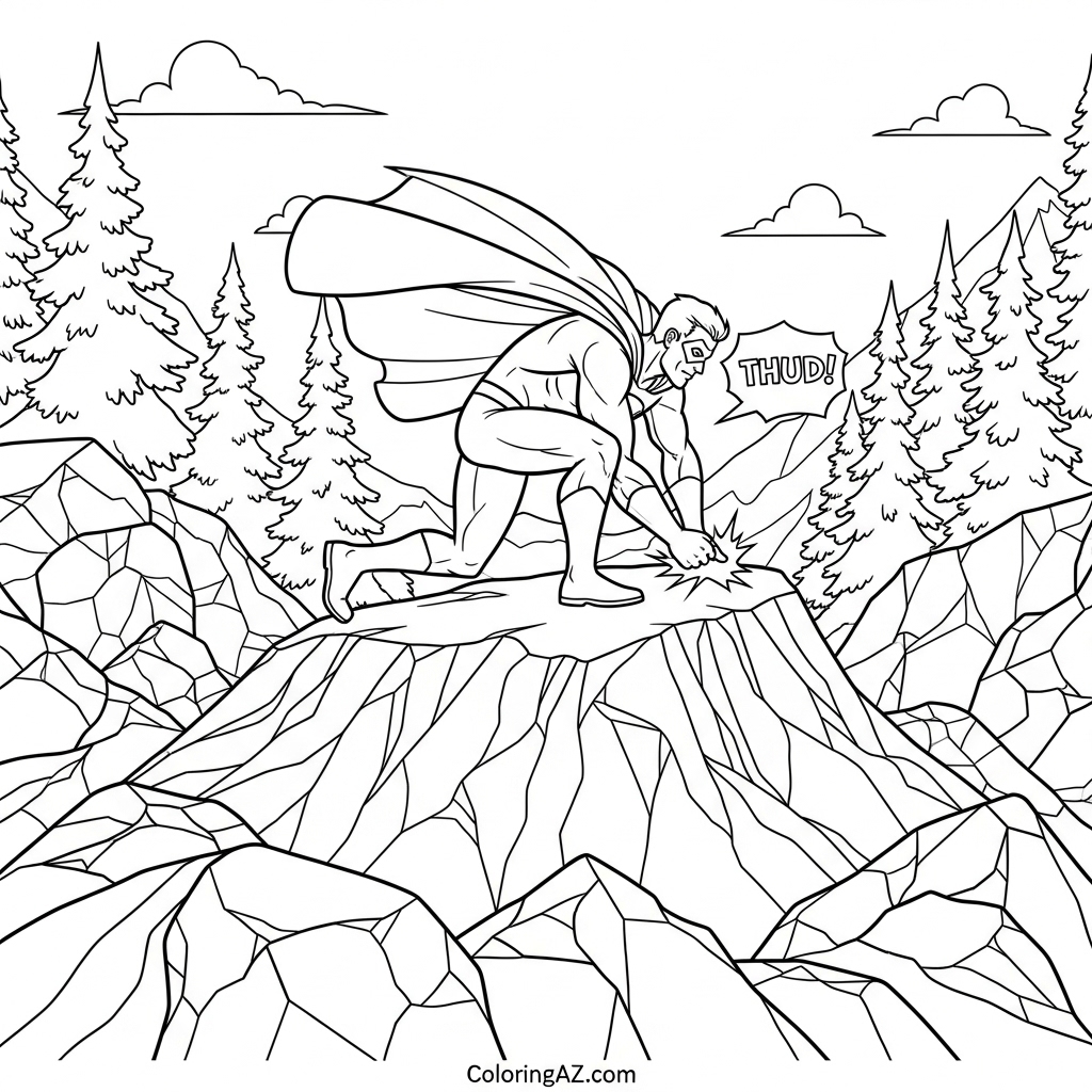 Avenger coloring page featuring Black Widow
