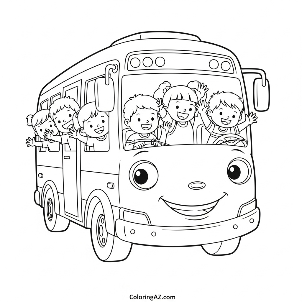 Backpacks and school supplies coloring page