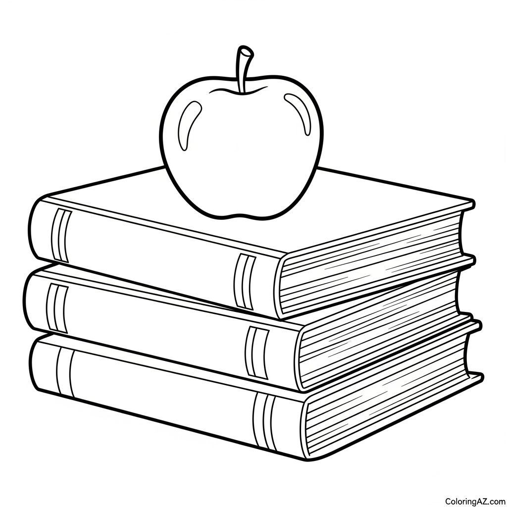 School building illustration
