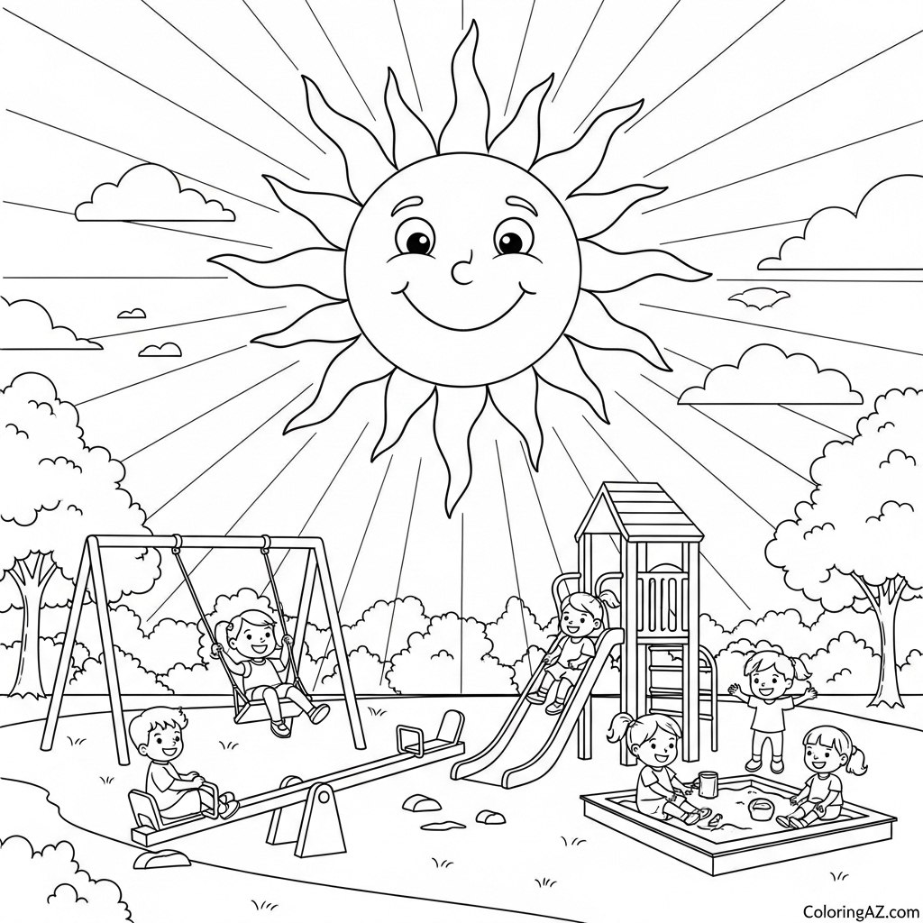 Child with pencil coloring page
