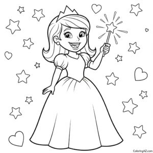barbie princess coloring pictures