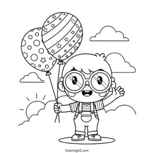 blippi color sheet