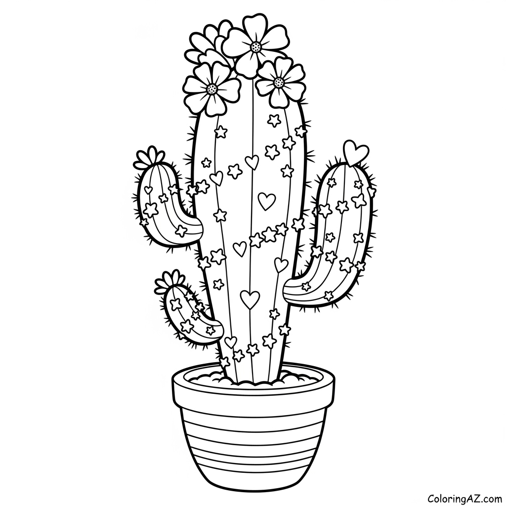 detailed orchid coloring page