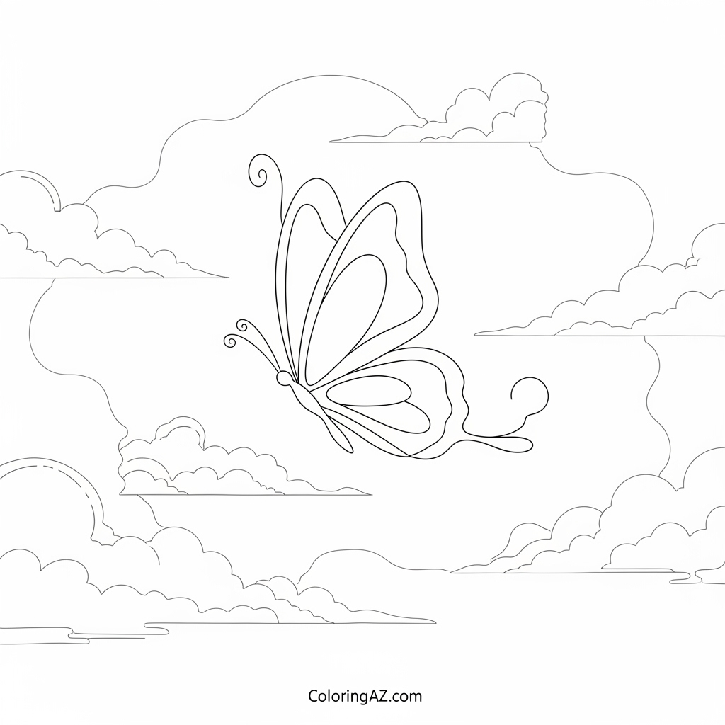 Simple butterfly design