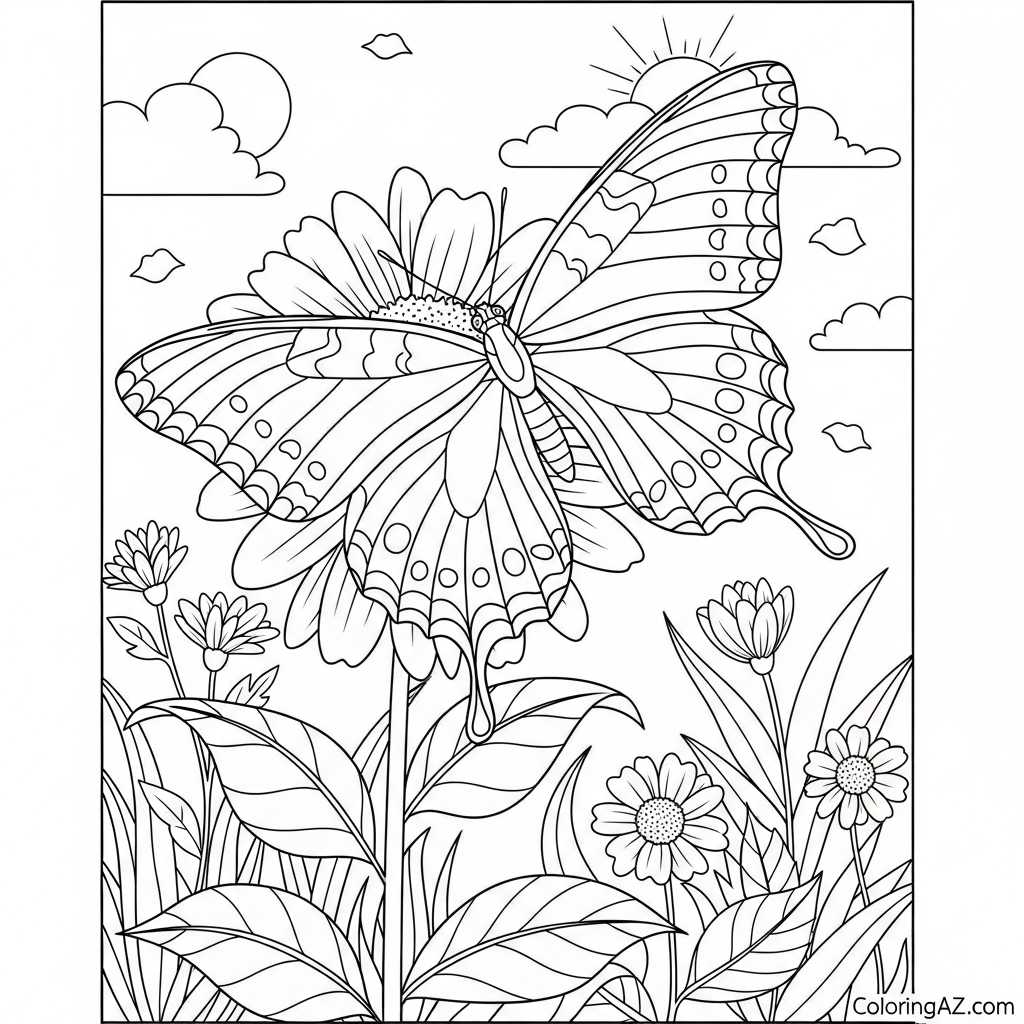 Butterfly on flower