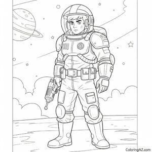 buzz coloring page 8
