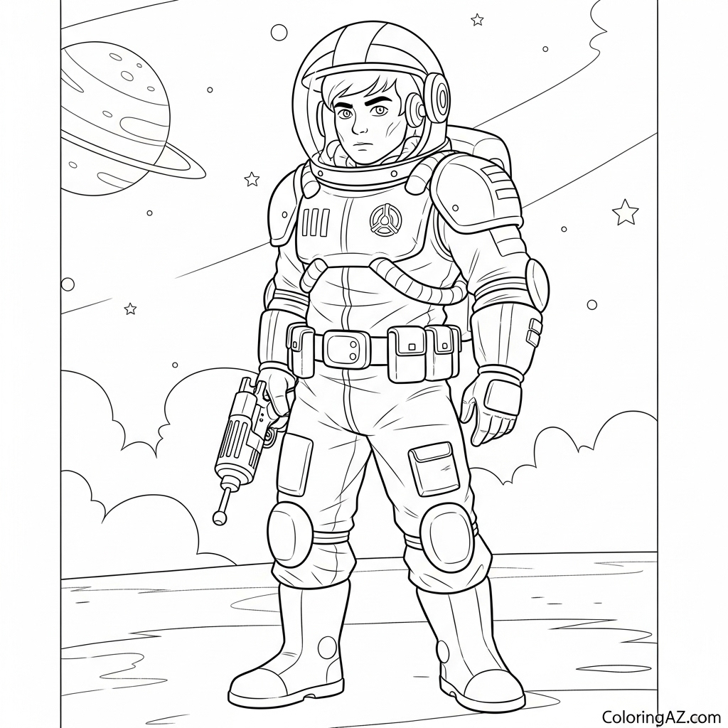 buzz coloring page 8
