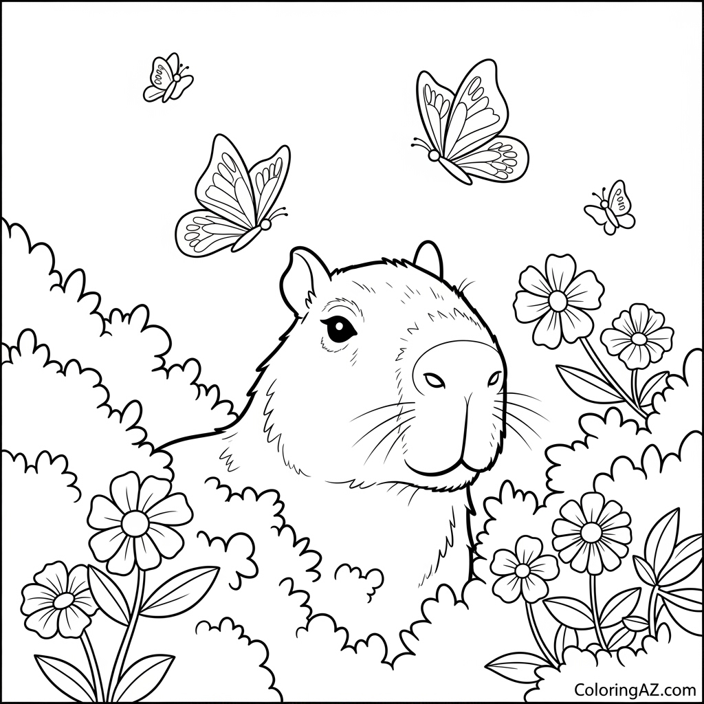 Capybara family