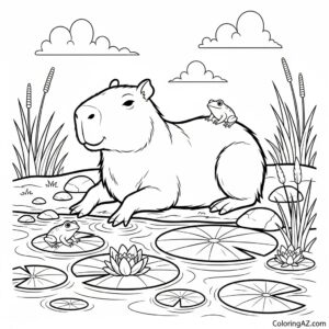 capybara color pages