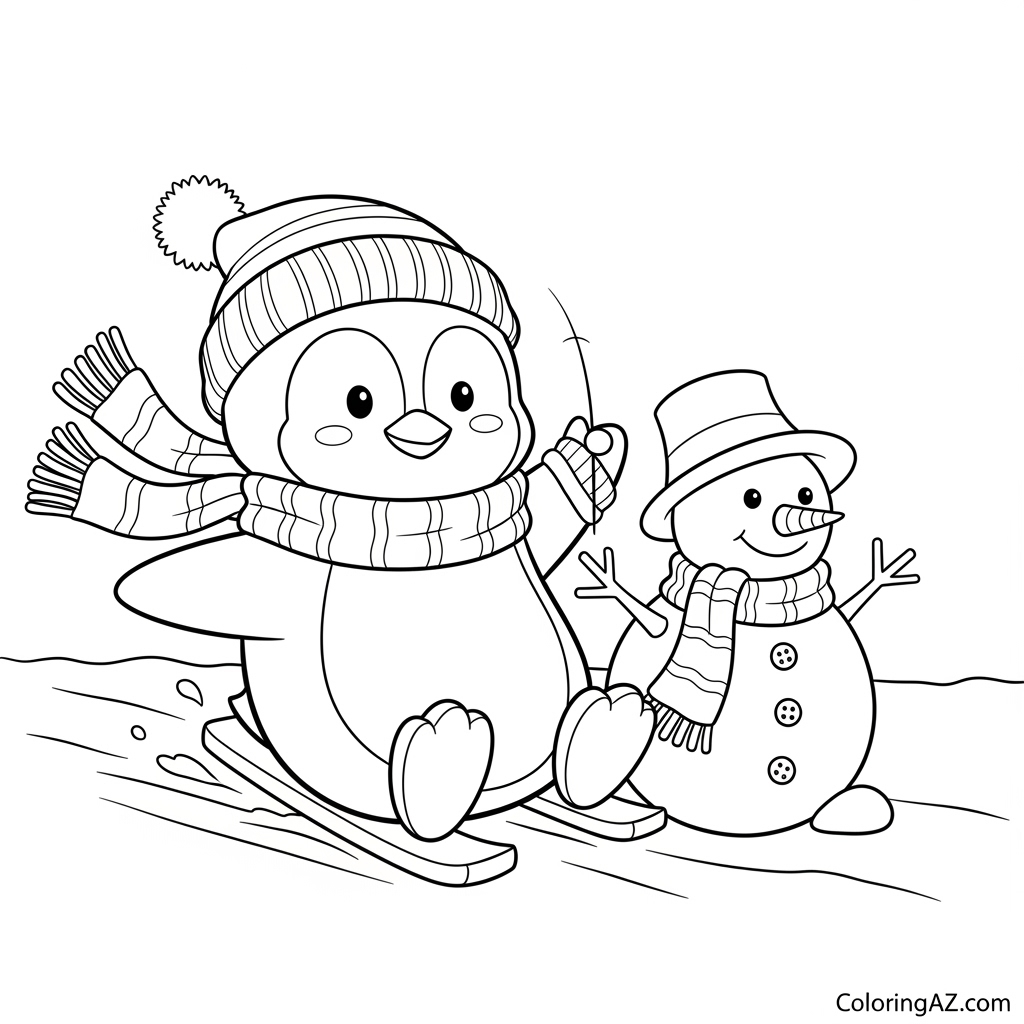 Merry Christmas with cartoon pals