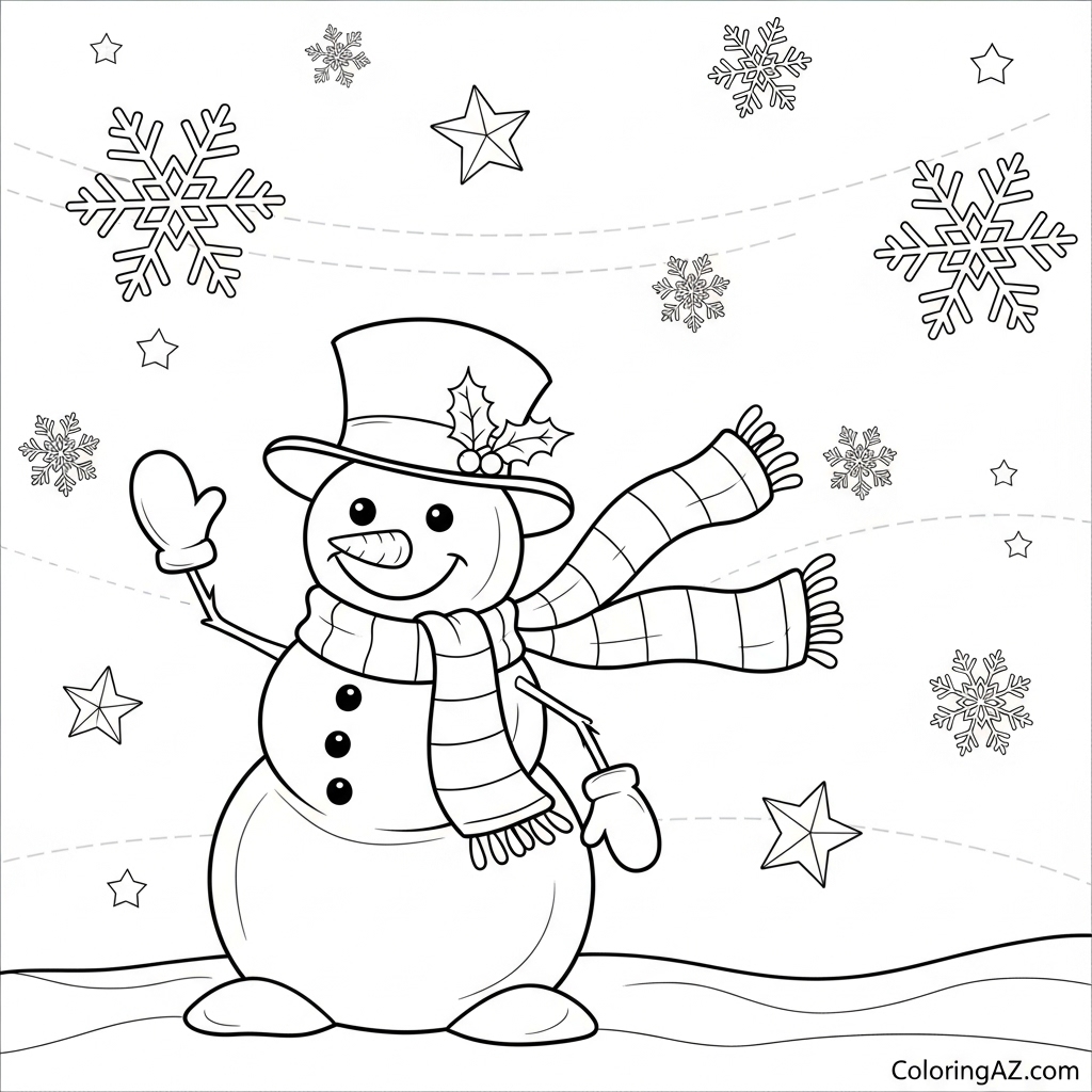 cartoon characters christmas coloring pages