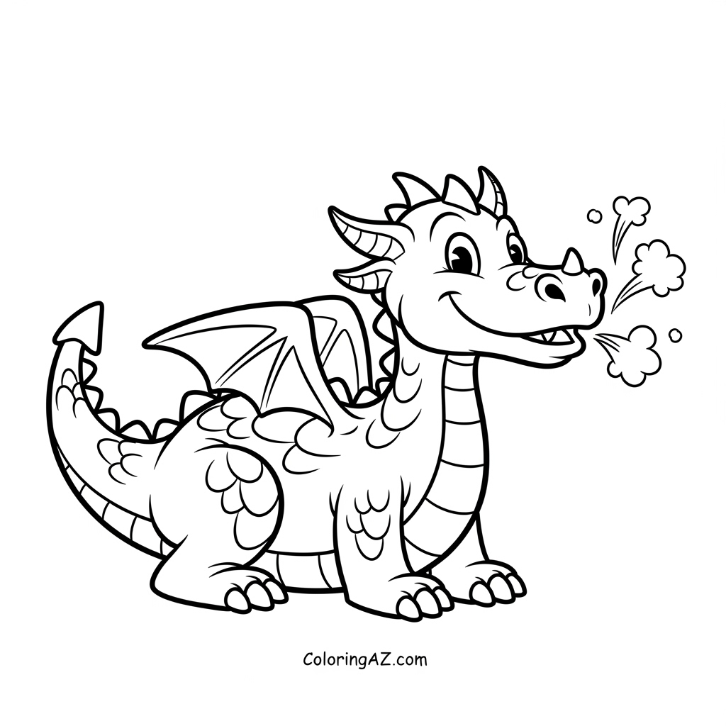 Simple Charmander outline