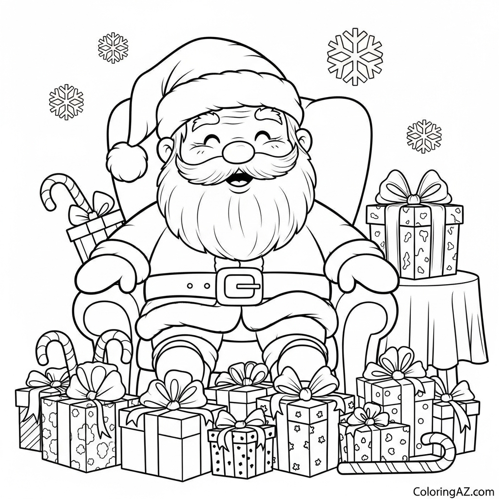 Free Printable Christmas Decoration Coloring Pages