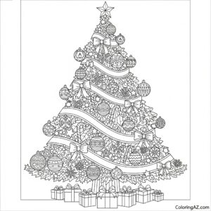 christmas decorations to color