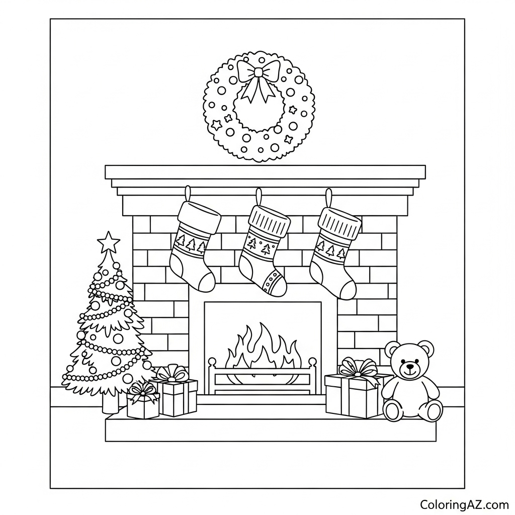 Share Your Christmas List Coloring Pages