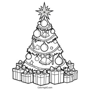 christmas list coloring pages