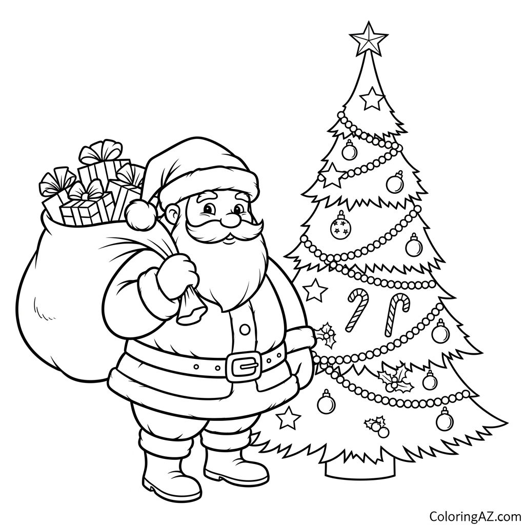 Free Printable Classic Christmas Coloring Pages