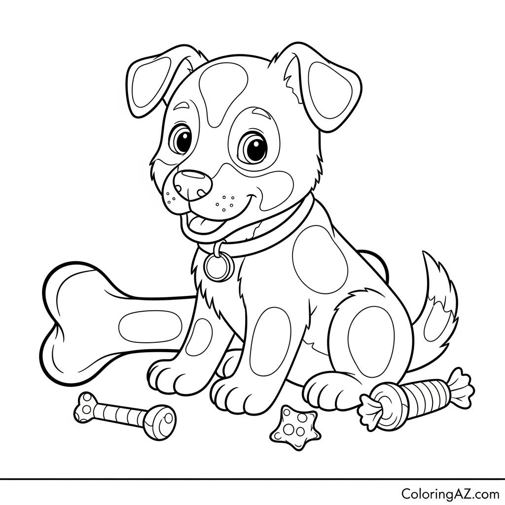Downloadable Blue Coloring Page for Kids on ColoringAZ