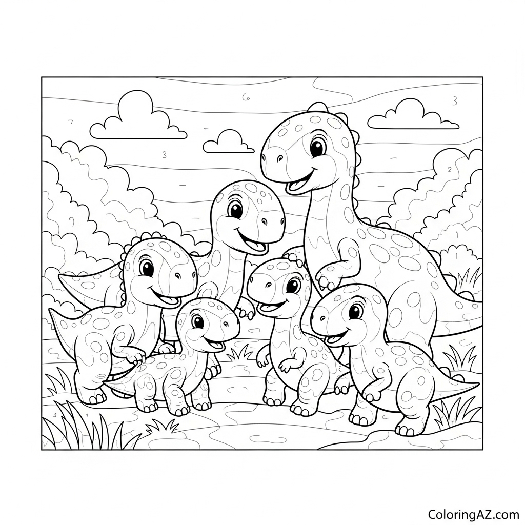 Interactive Color by Number Sheets for Kids
