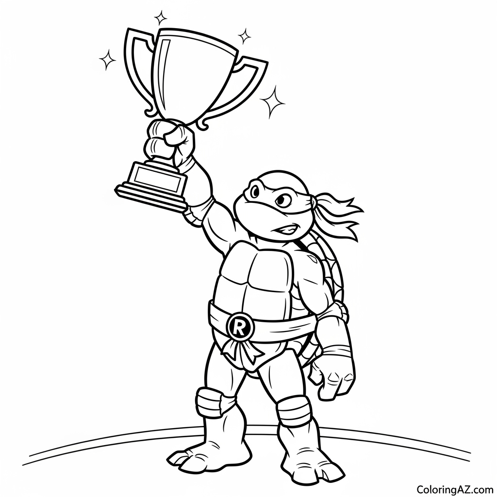 Discover Ninja Turtles Coloring at ColoringAZ.com