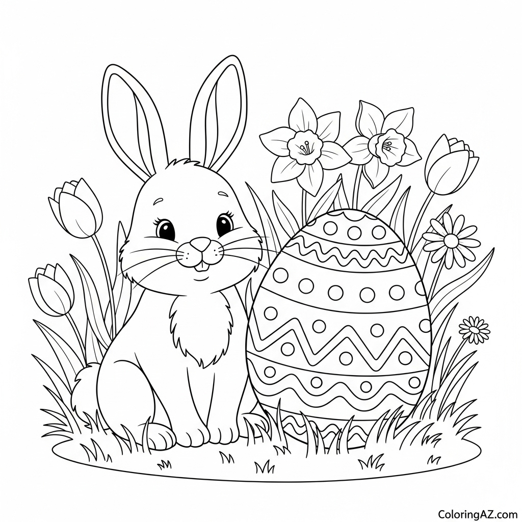 Color by Number Spring Printable Coloring Online