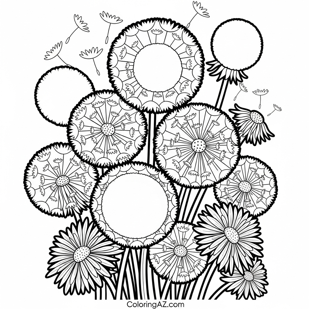 Explore Flower Coloring Themes