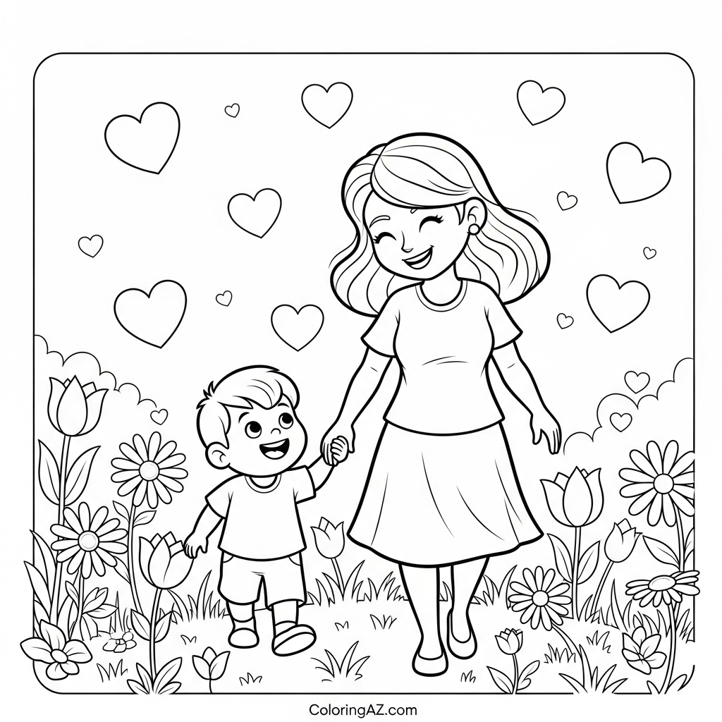 color sheets for mothers day 3