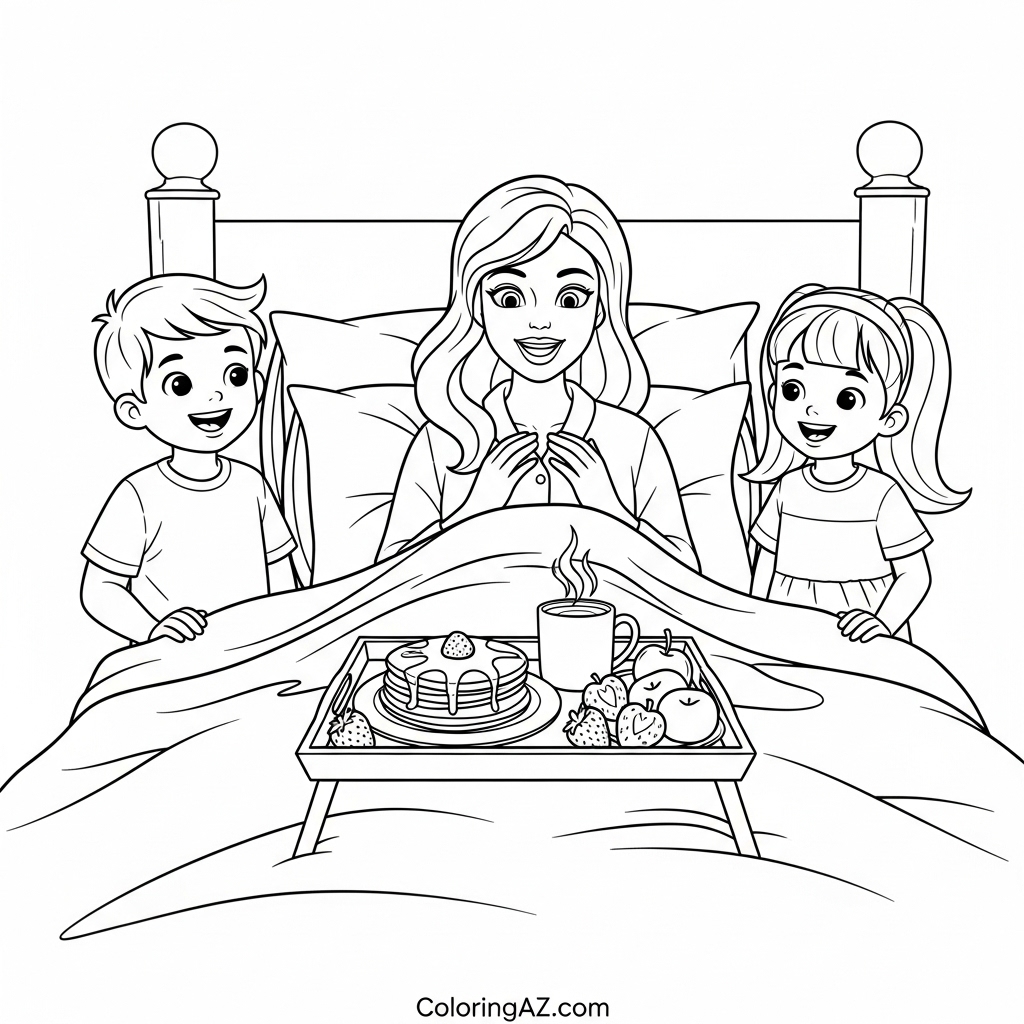 Explore Cute Mother's Day Coloring Pages