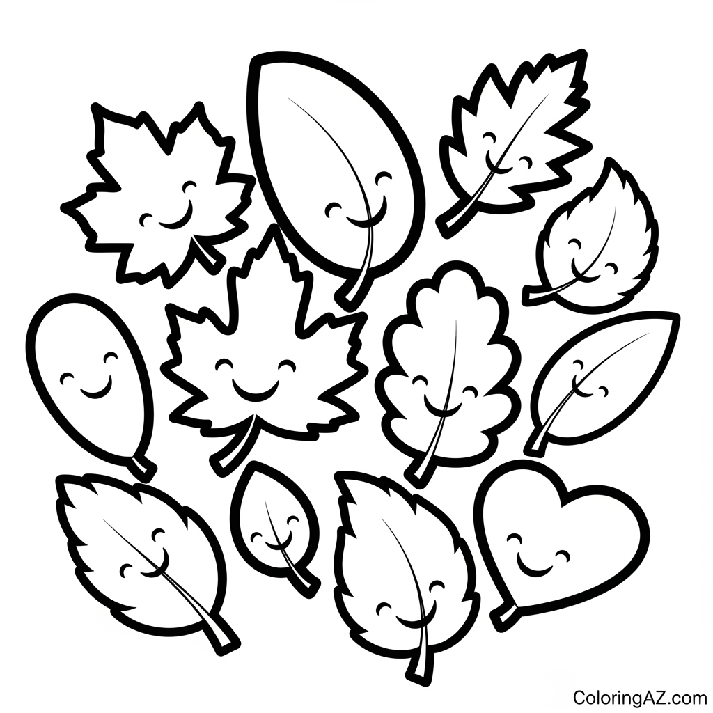 Printable Autumn Artwork for Children
