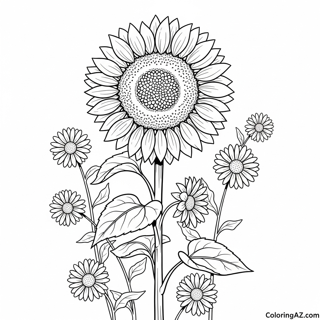 Coloring Online with Floral Designs