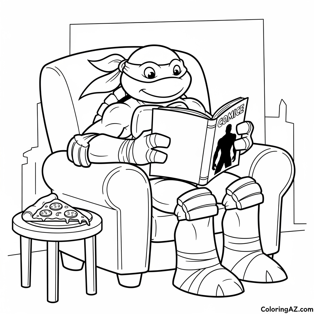 Print Your Favorite Ninja Turtles Coloring Sheets