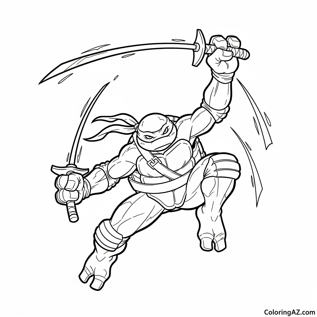 Fun TMNT Coloring Activities