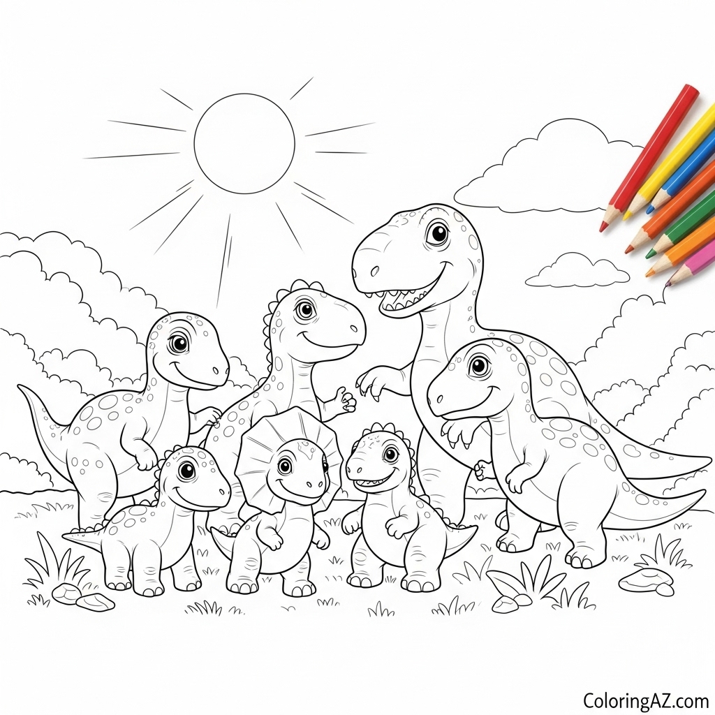 Share Your Finished Dinosaur Art