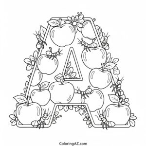 coloring by letter