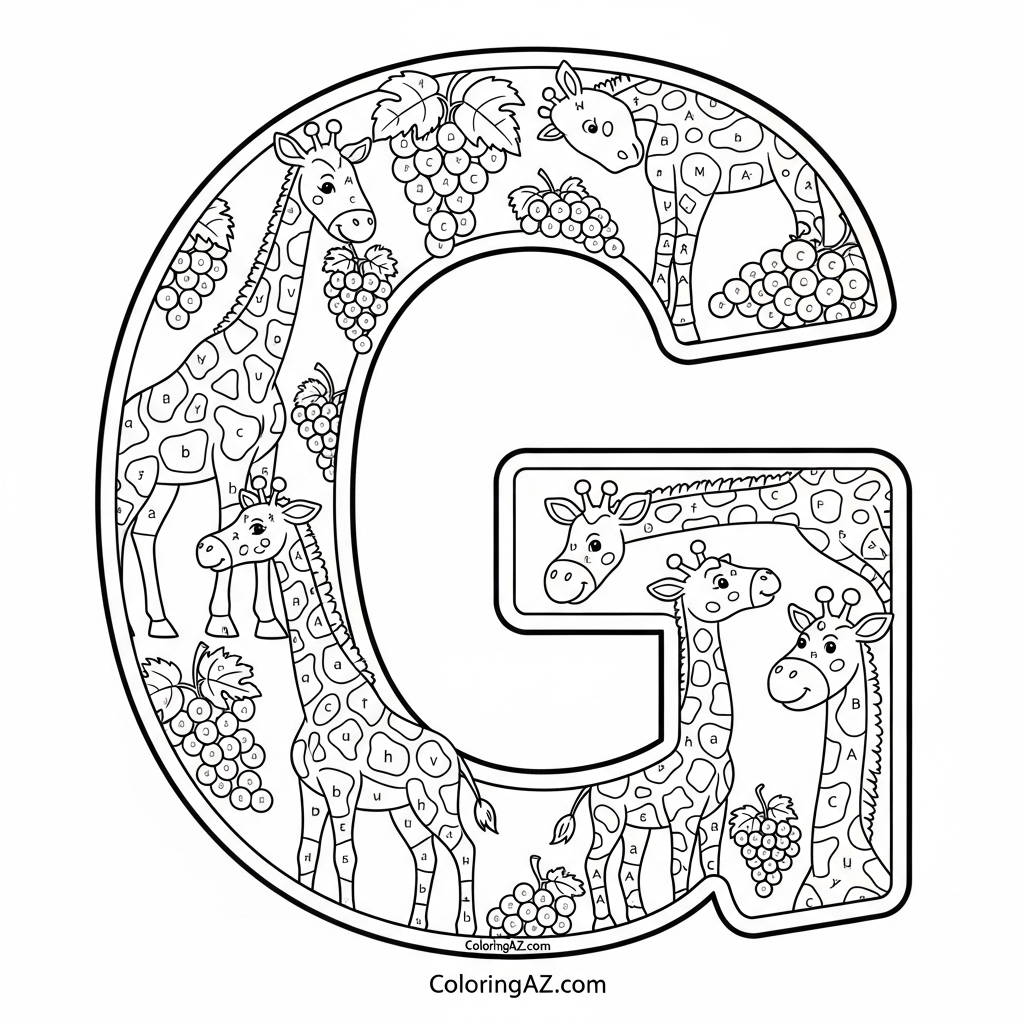 Exploring Alphabet Coloring Themes