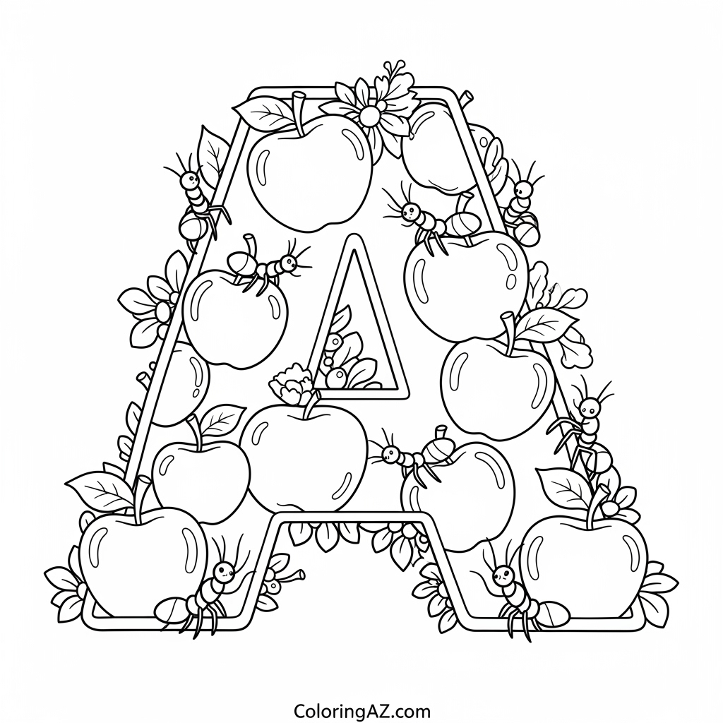 coloring by letter