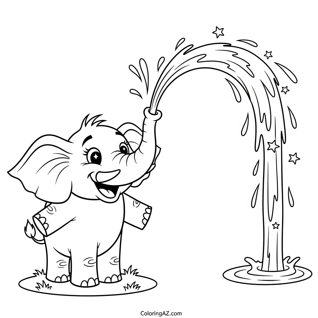 Download Cartoon Animal Coloring Sheets